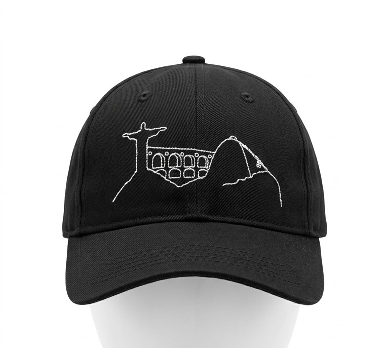 Boné DiCria + Rabiscos Carol (Preto)